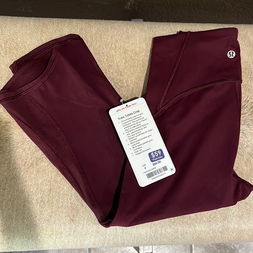 Cropped lululemon leggings